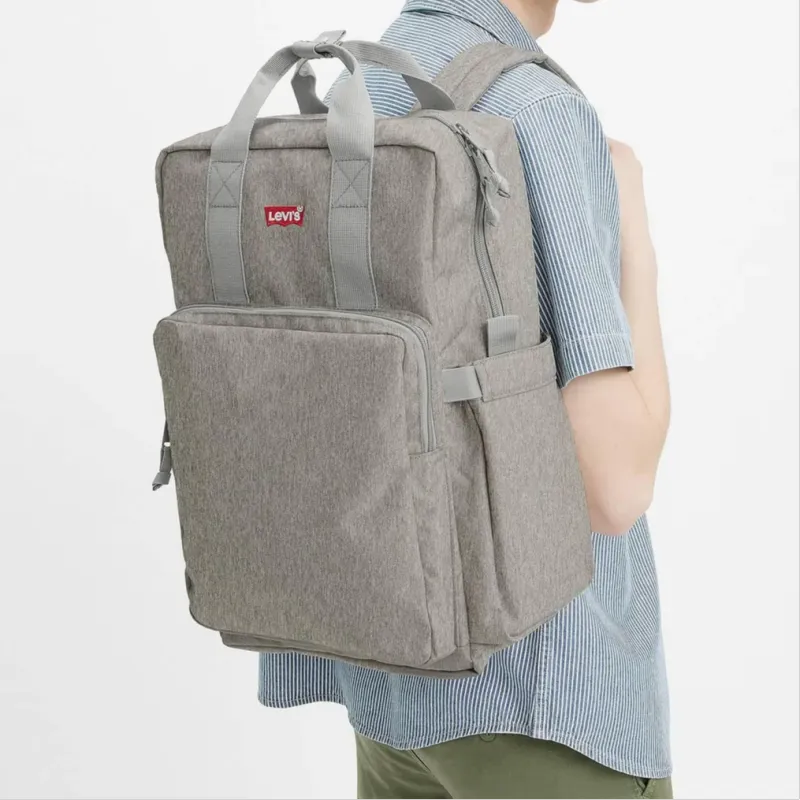 Levi’s Polyester Backpack Large Size Unisex Gray-3