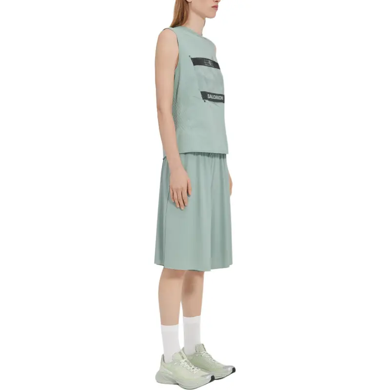 MM6 Maison Margiela X Salomon Logo print Tank Top-2