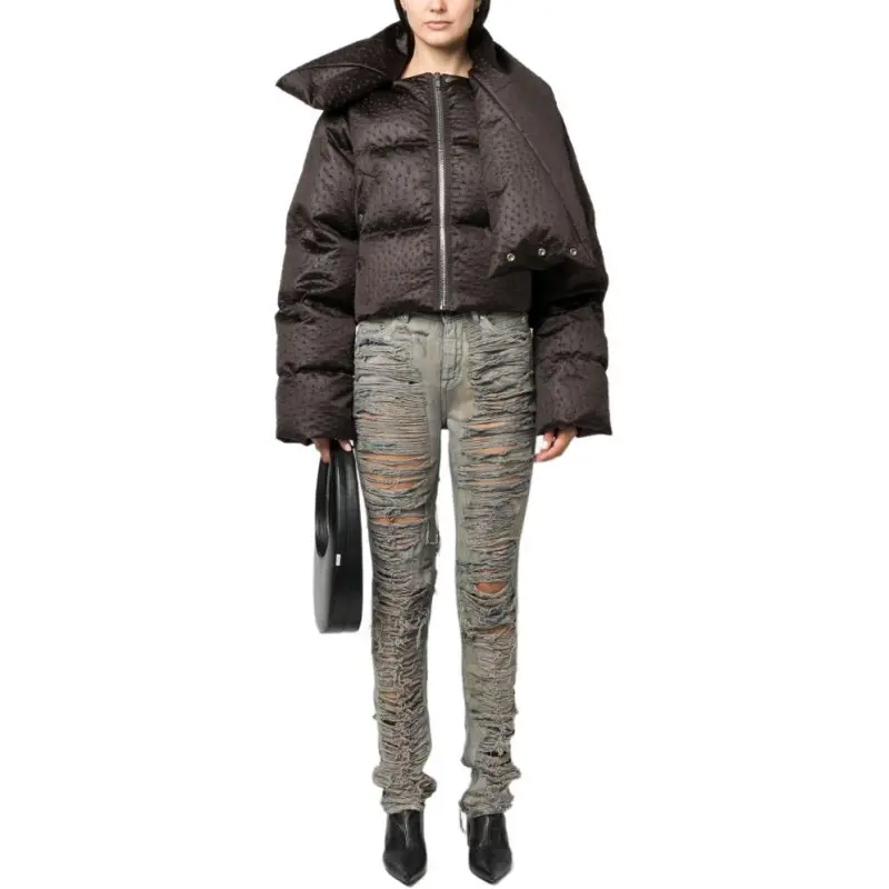 RICK OWENS Funnel neck Puffer Jacket-1