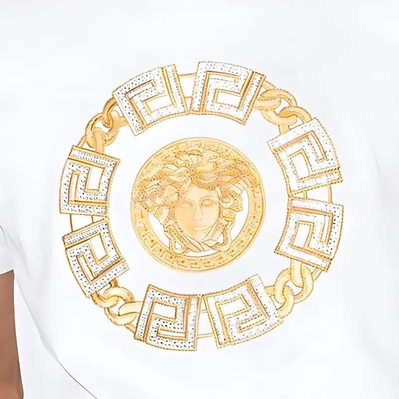 FANSIZHE VERSACE T Shirt Men's White-4