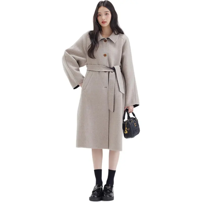 DEAR DEER PUFF Coats Women's Gray-5