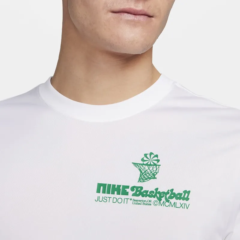 Nike Dri FIT T Shirt Men's White-5