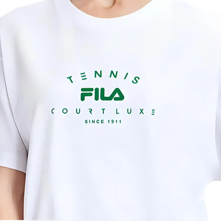 FILA T Shirt Women's Jade White-5