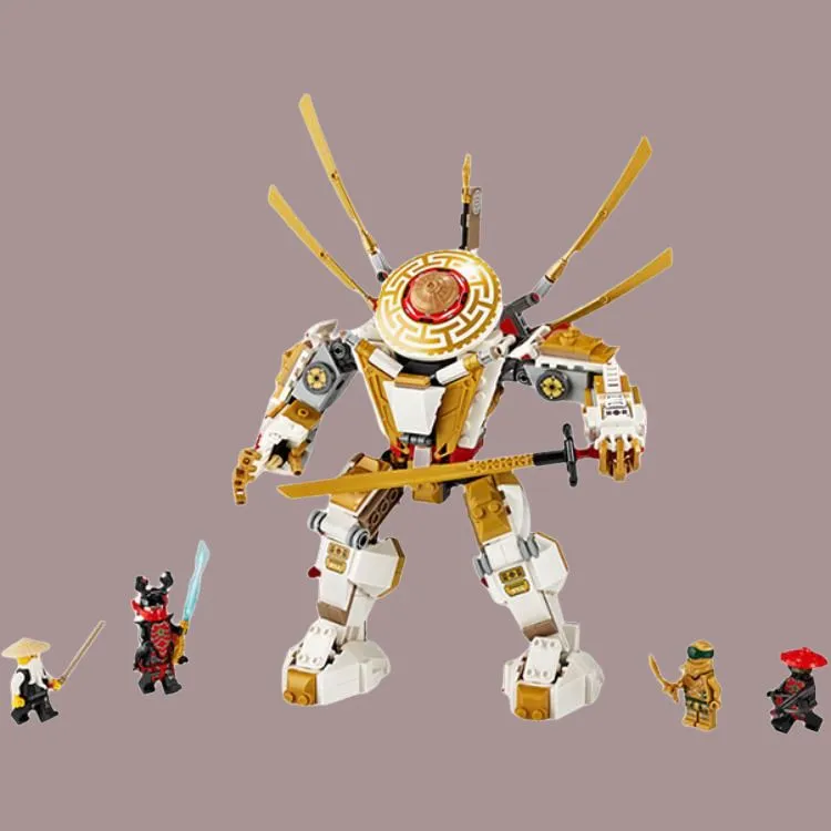 LEGO Phantom Ninja Collection Gold Mecha Building Blocks 301 600pcs 71702-3