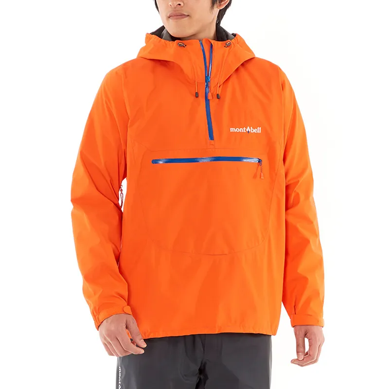 MONTBELL Windbreaker Jacket Men's Orange-1