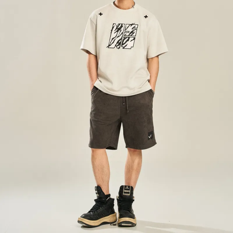 NSTNEW START Casual Shorts Unisex Dark Gray-4