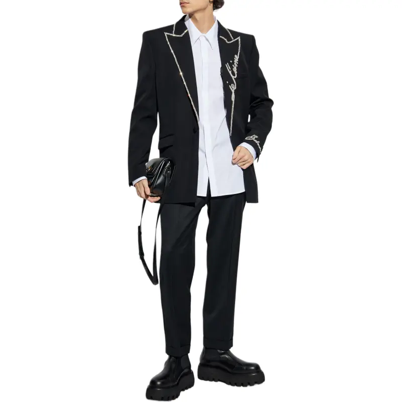 BALMAIN Patch Detailed Long Sleeve Shirt-1