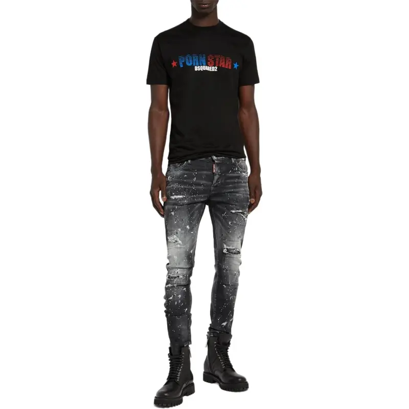 DSQUARED 2 Midnight Wash Skater Jeans-3