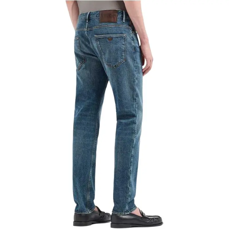 EMPORIO ARMANI J06 Slim fit Washed Denim Jeans-2