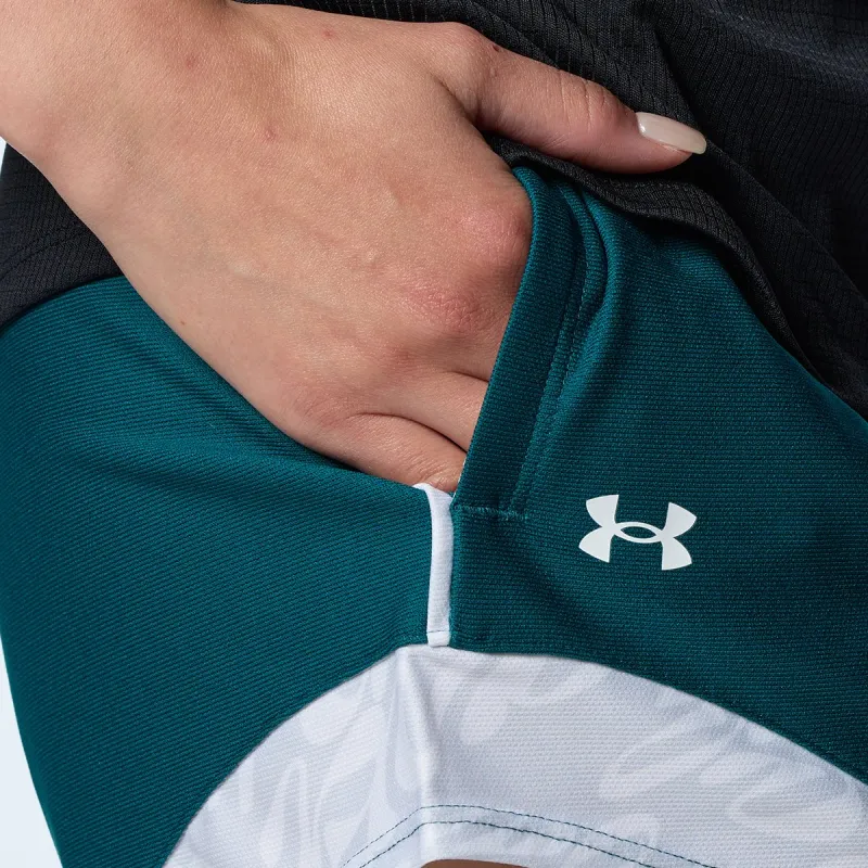 Under Armour UA Playup Sports Shorts Women's Aquamarine-4