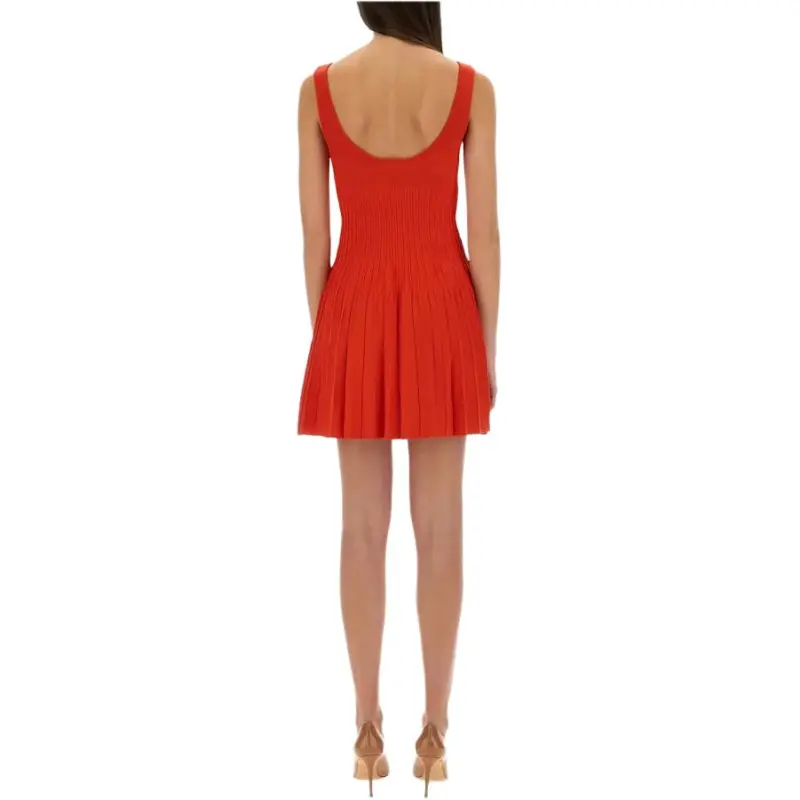 Staud SS25 Slip Dress Women's Red-1