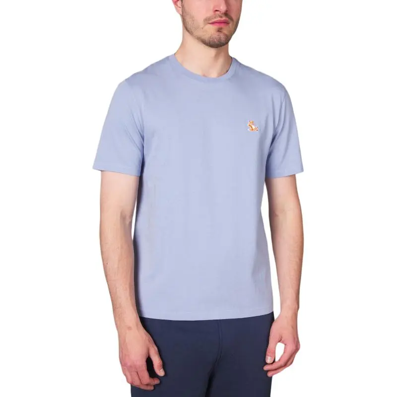 Maison Kitsune Chillax Fox Patch Crewneck T Shirt-2