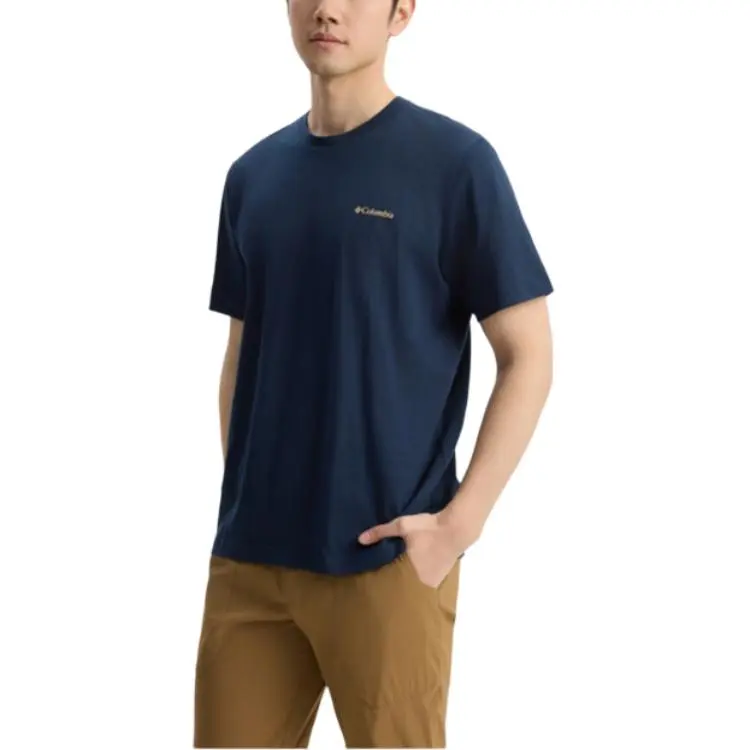 Columbia SS25 T Shirt Men's Navy Blue-2