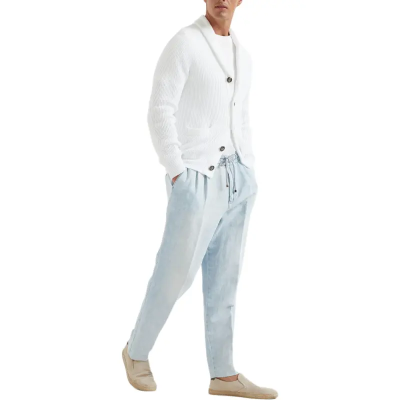 Brunello Cucinelli Drawstring Pleated Pants-3