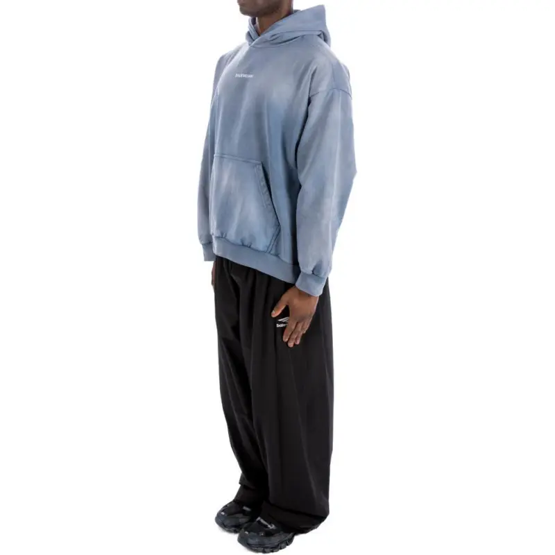 Balenciaga Sweatshirts Men Blue-4