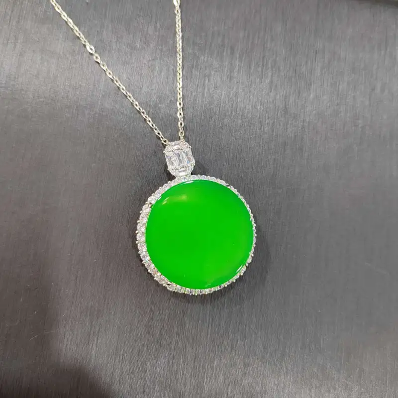 YOULING Chalcedony Jade Necklaces Unisex-2