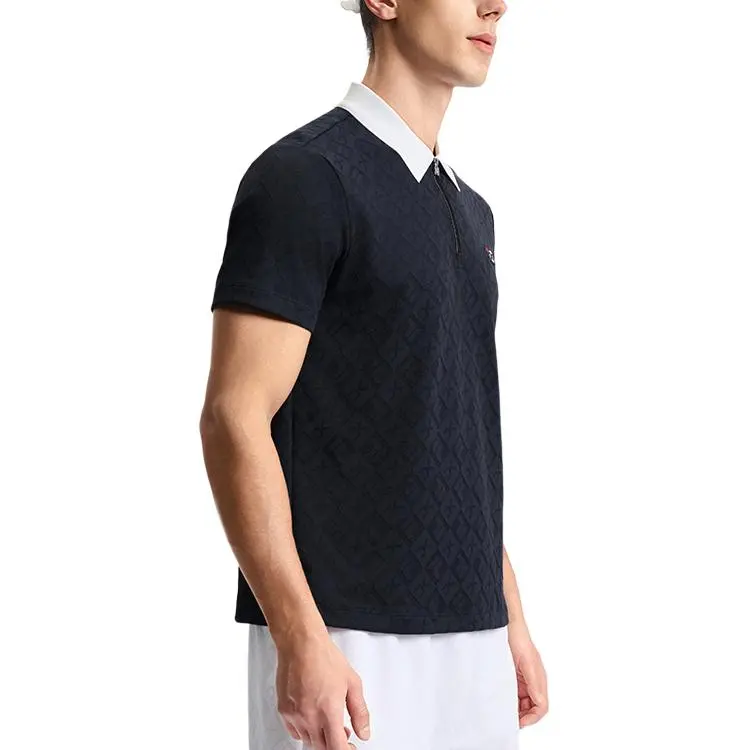 FILA Polo Shirt Men's RD Royal Blue-4