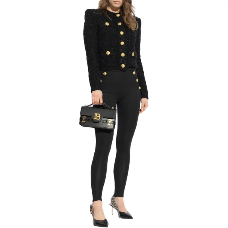 BALMAIN Buttoned Tweed Jacket-3