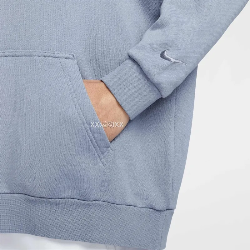 Nike SportswearClub FT OS PO HDY OPP1 Sweatshirt Men's Blue-5