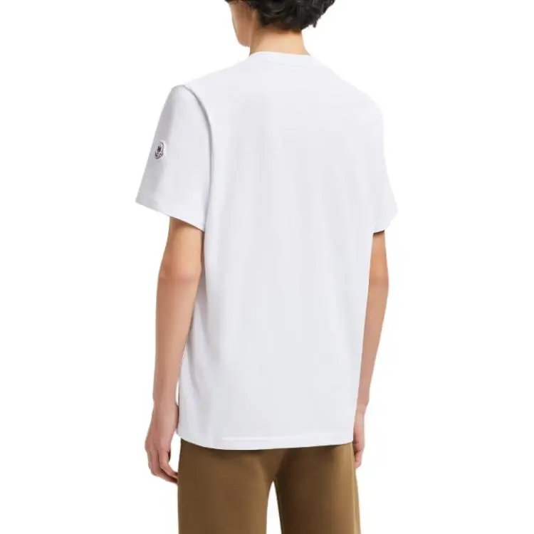 Moncler Calligraphy Logo Cotton T shirt-3
