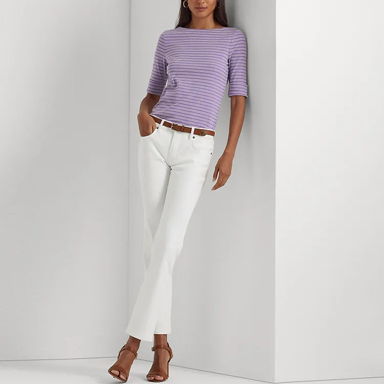 Polo Ralph Lauren SS23 T Shirt Women's Purple-2