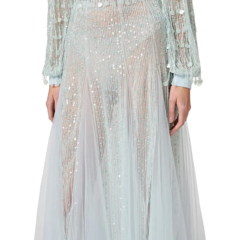 Elisabetta Franchi Sequin embellished Gown-5