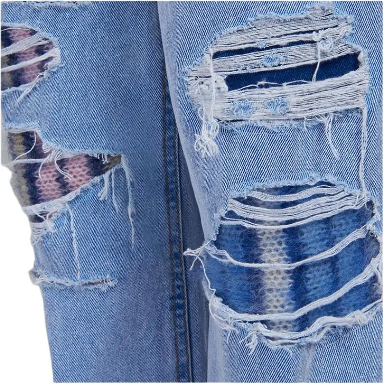MARNI Mohair Patch Denim Jeans 'Illusion Blue'-5