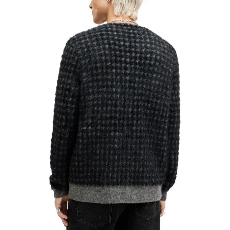 ALLSAINTS Textured Check Knitwear-1