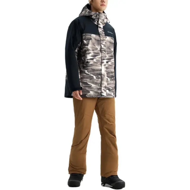 Columbia Omni-Heat Skiing And Paragliding Waterproof And Warm Windbreaker Jacket Men's Camouflage-2