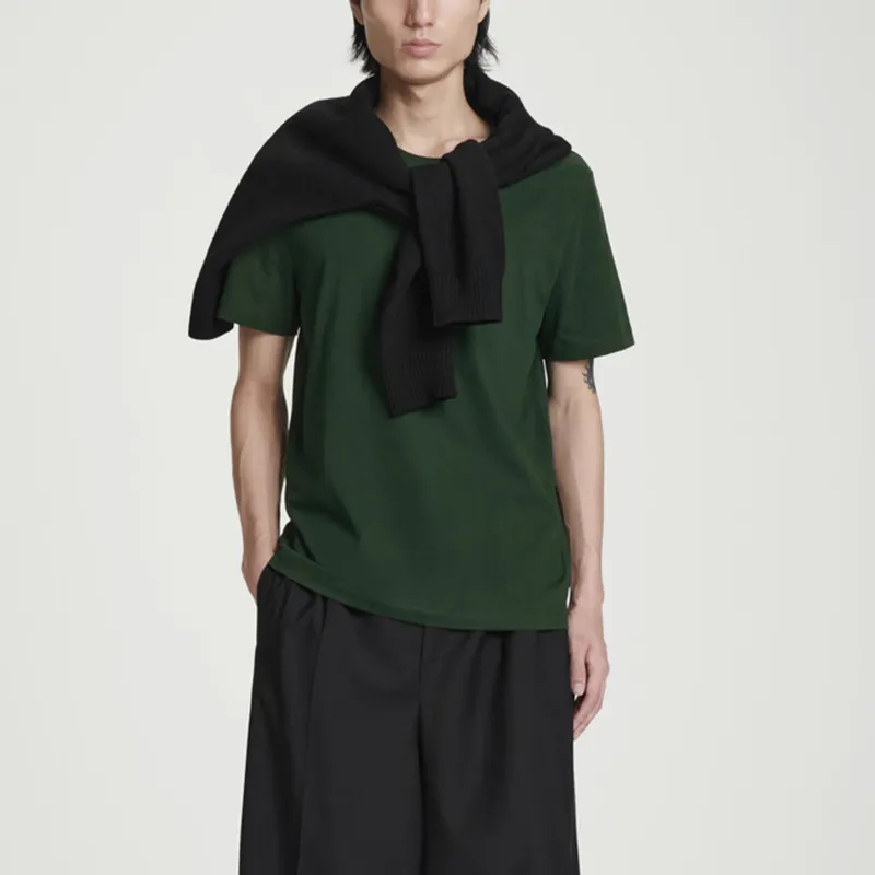 COS T Shirts Men Green-1