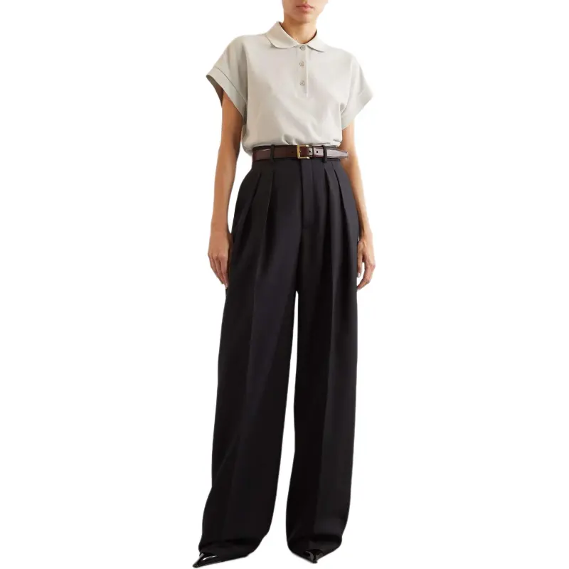 SAINT LAURENT Cassandre Polo Shirt-4