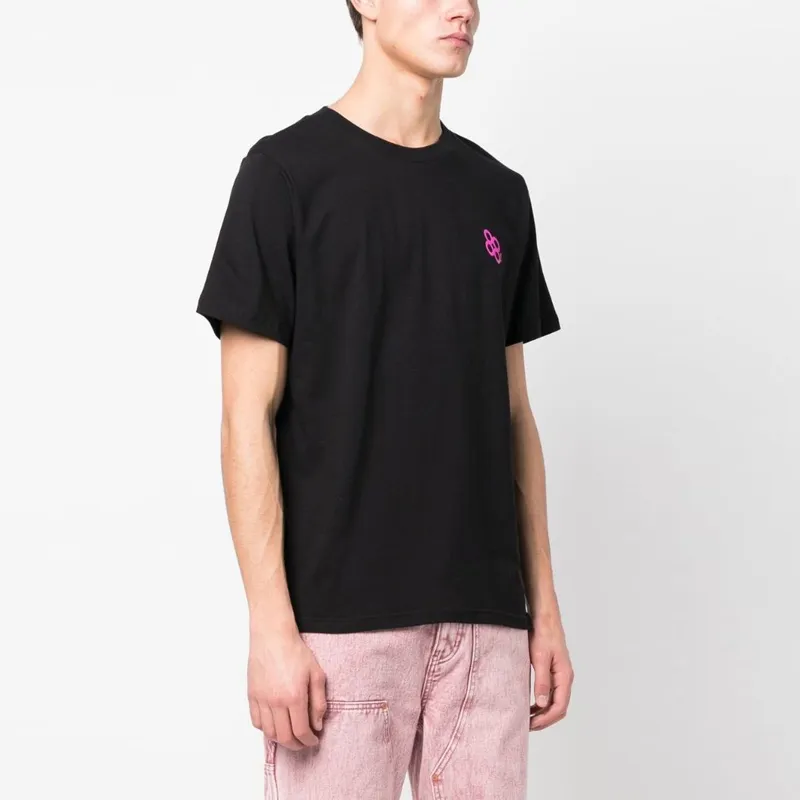 GCDS T-Shirts Men Black-2