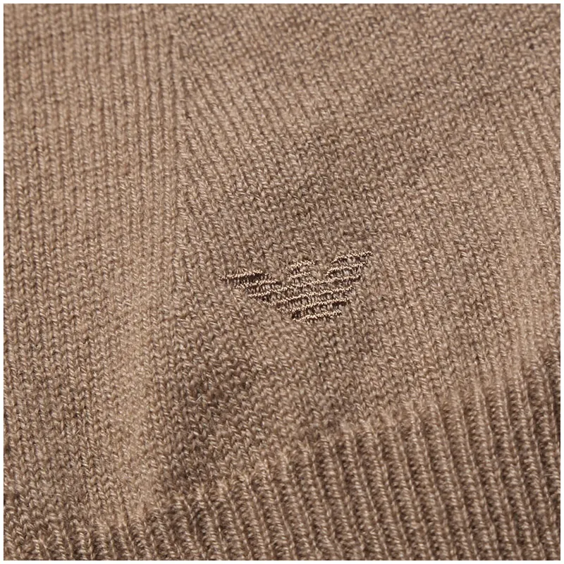 EMPORIO ARMANI FW21 Knitwear Women's Brown Beige-3
