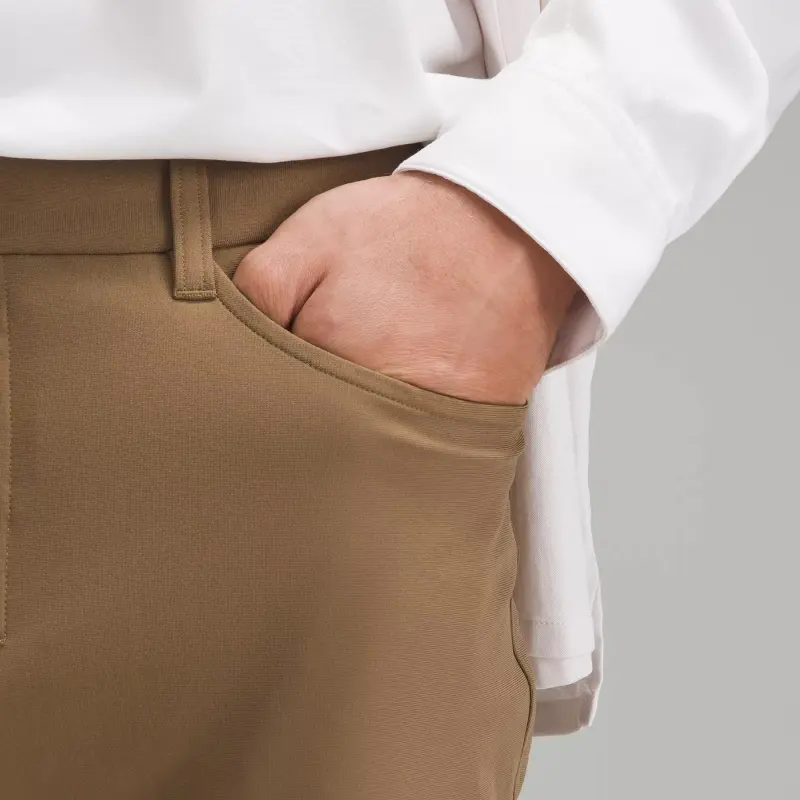 Lululemon ABC Classic-Fit Casual Pants Men's Khaki-1