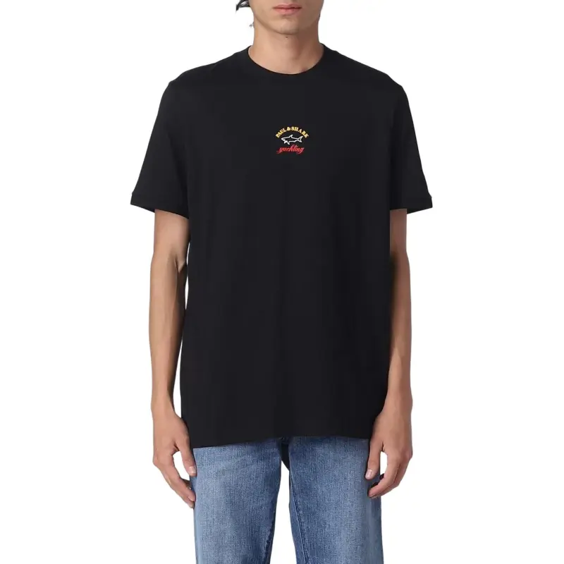 Paul & Shark Graphic Printed T Shirt-2