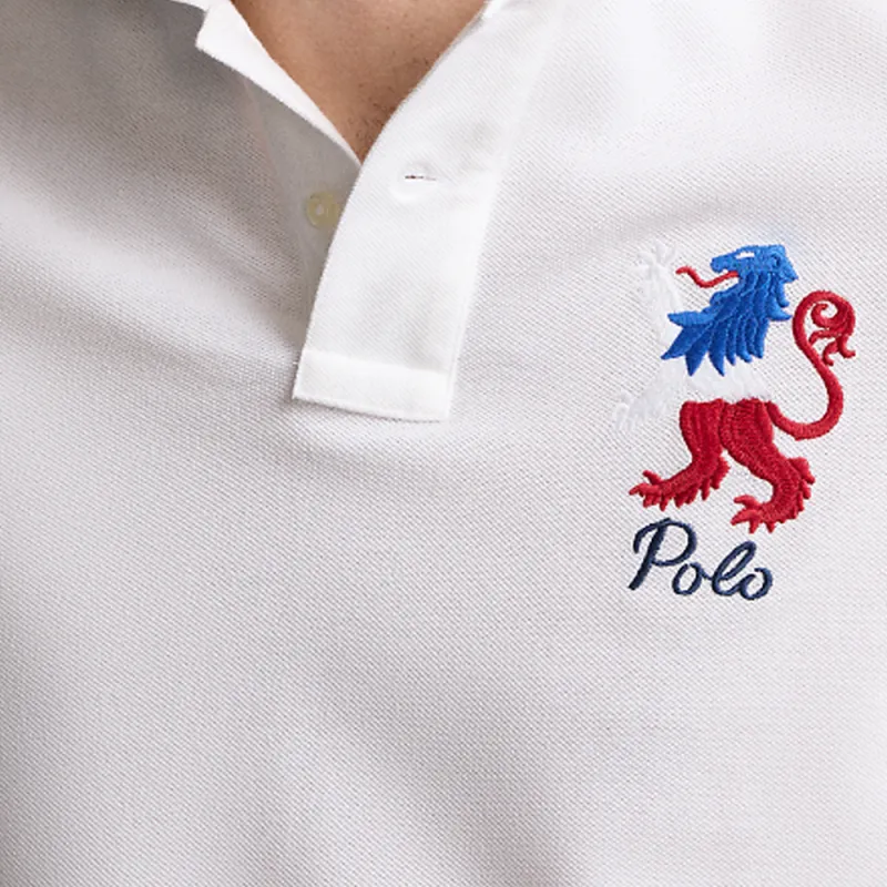 Polo Ralph Lauren SS24 Polo Shirt Men's Oxford White-8