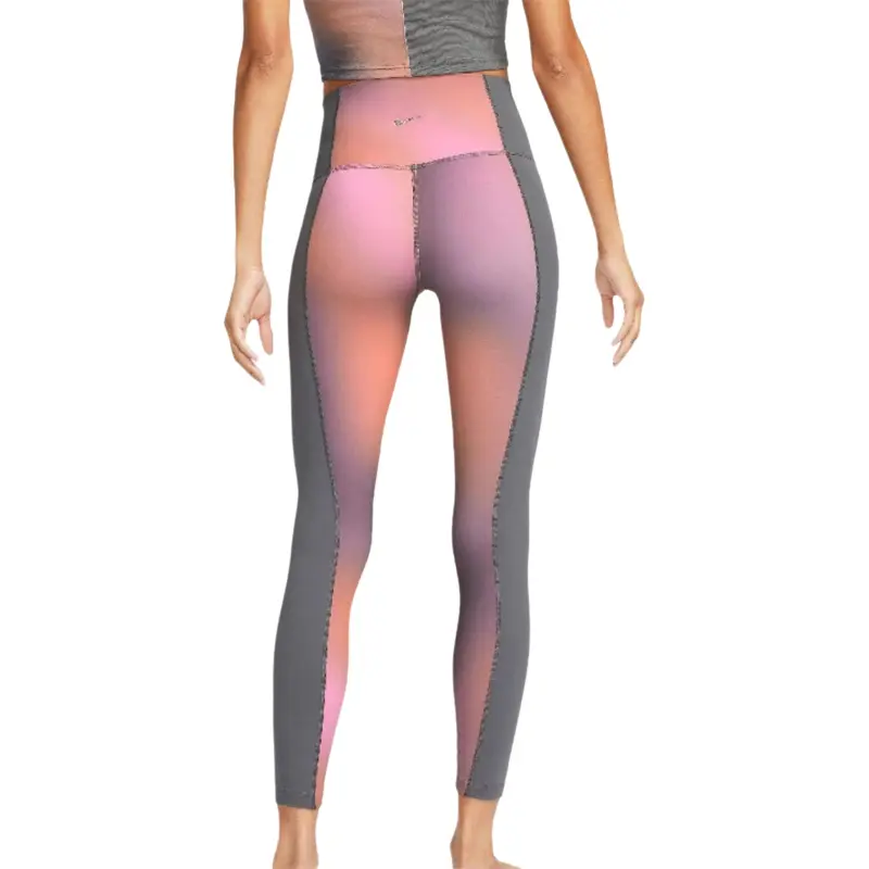 Nike Dri FitSwoosh Yoga Pants Women's Gray-1
