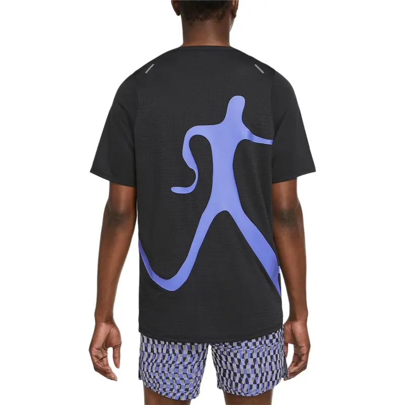 Nike RISE 365 T-Shirt Men's Black-1