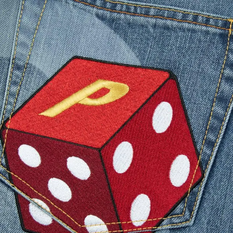 PALACE X Evisu Long Denim Short-2
