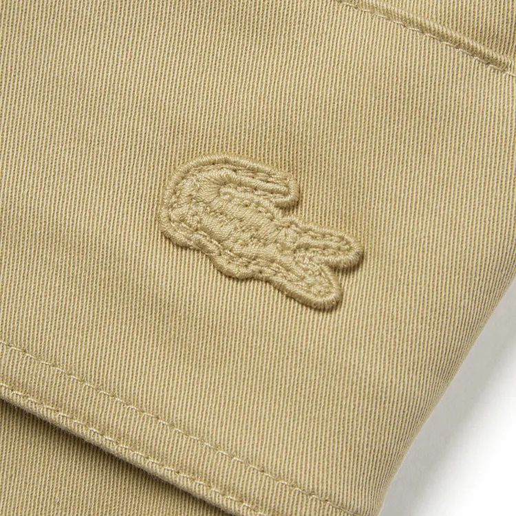 LACOSTE Cargo Pants Women's Milk Coffee-2
