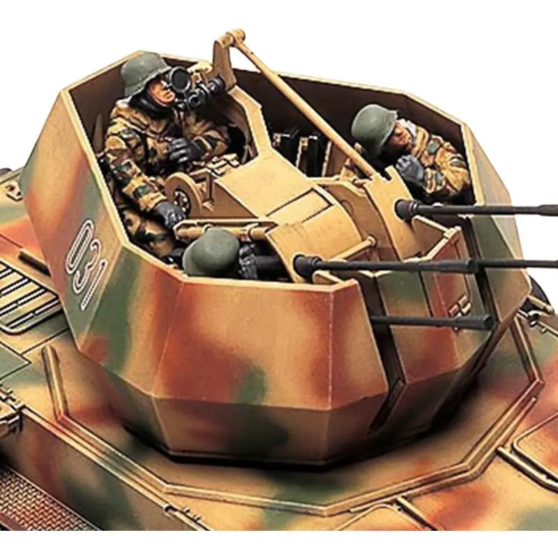Tamiya Military Model Size 4 Tank Anti Aircraft 1 48 Model Kits-4