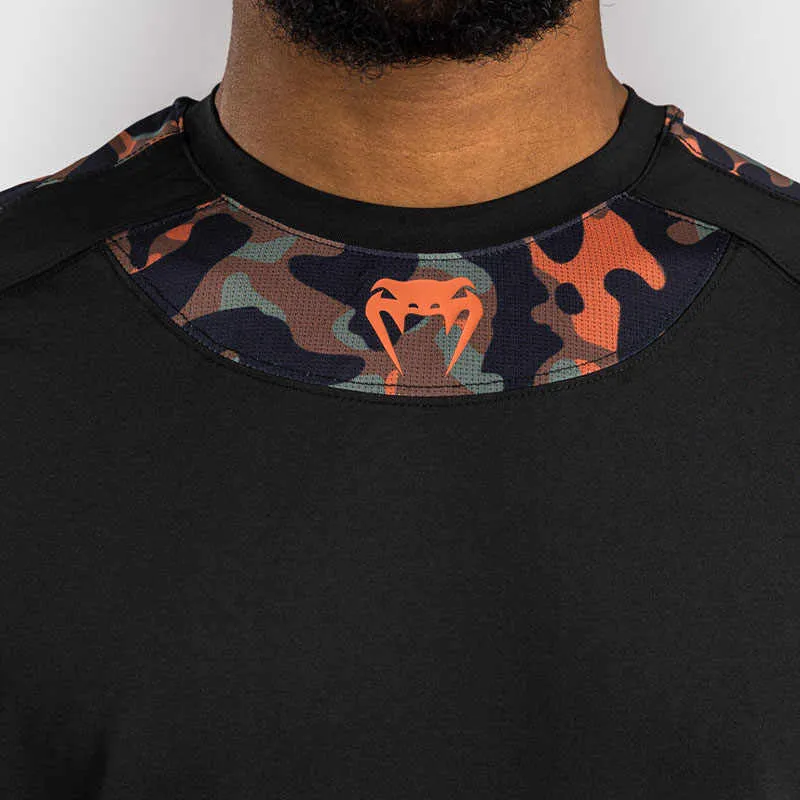 VENUM SS25 T Shirt Men's Black/Khaki Camouflage 549-4