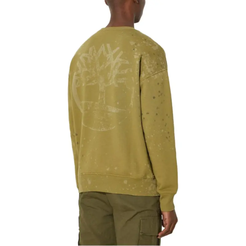 Timberland Sweatshirts Unisex Gray Green-5