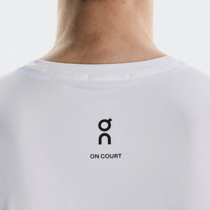 On T Shirts Men White-3