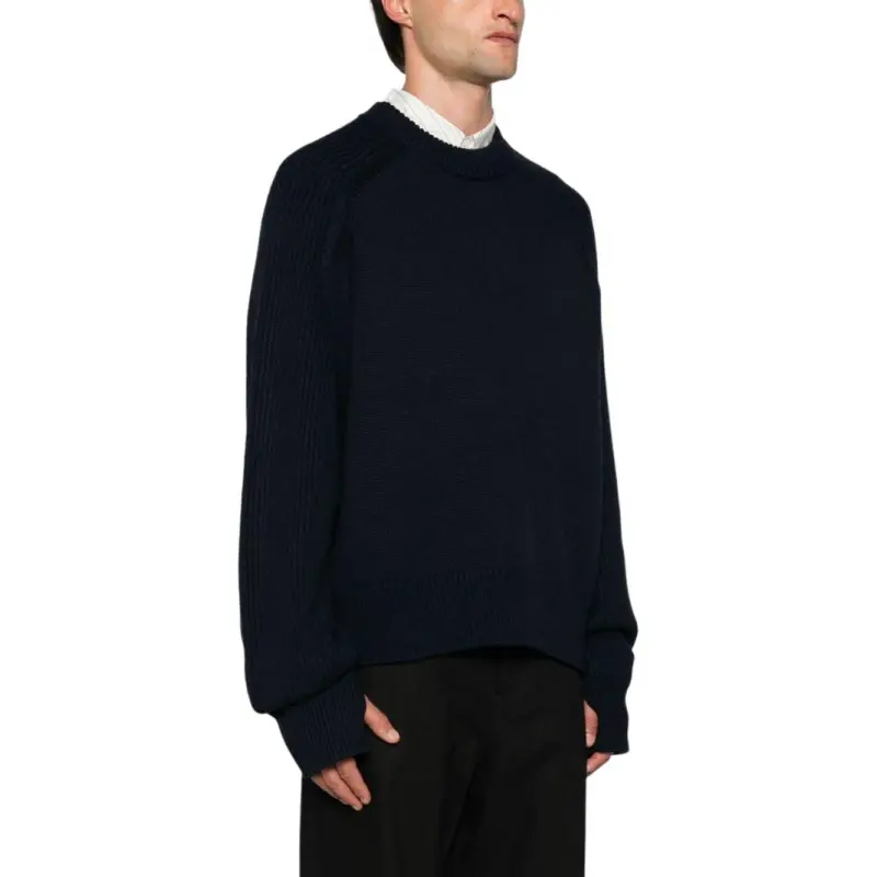 Studio Nicholson Crewneck Straight Hem Jumper-2