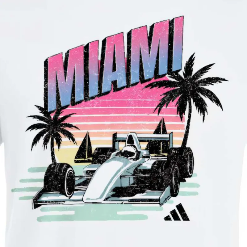 Adidas Free Shipping With AdiClub Miami Motorsport Scenic Drive Tee-3