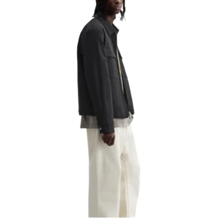 ZARA Jackets Men Black-4