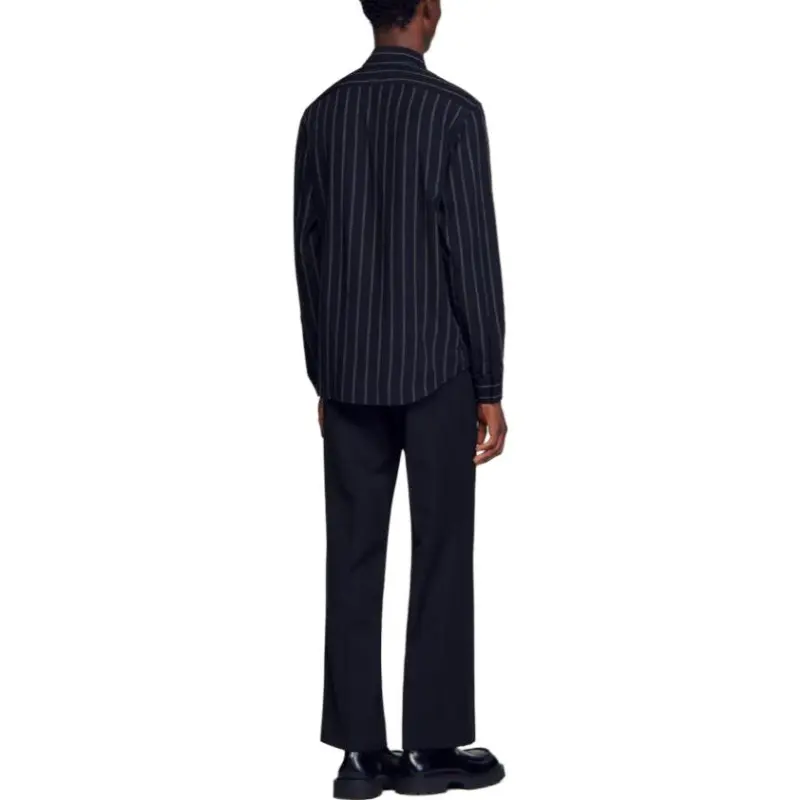 Sandro Shirts Men Dark Blue-1