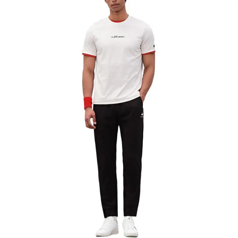Le Coq Sportif Knitted Sweatpants Men's Dazzle Black-2