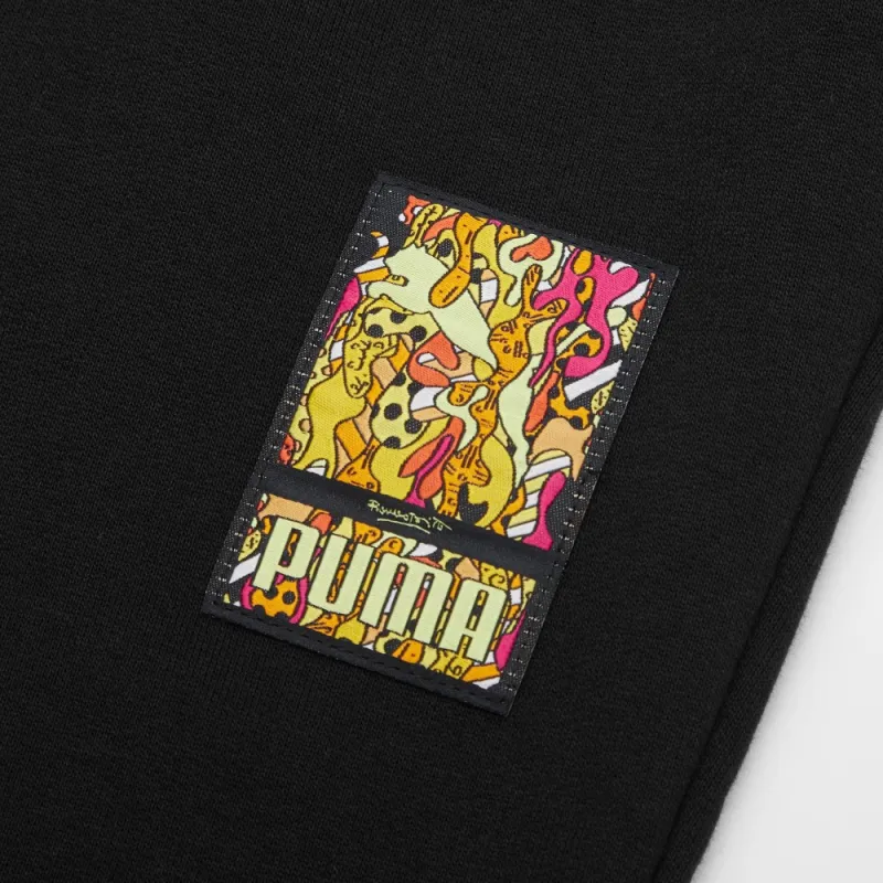 PUMA X BRITTO Co branded Knitted Sweatpants Men Black-3